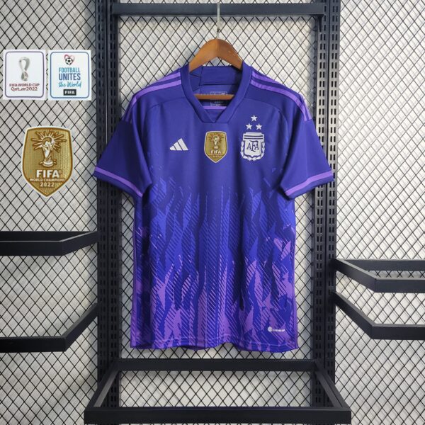 2022 World Cup 3-star Argentina Away Jersey