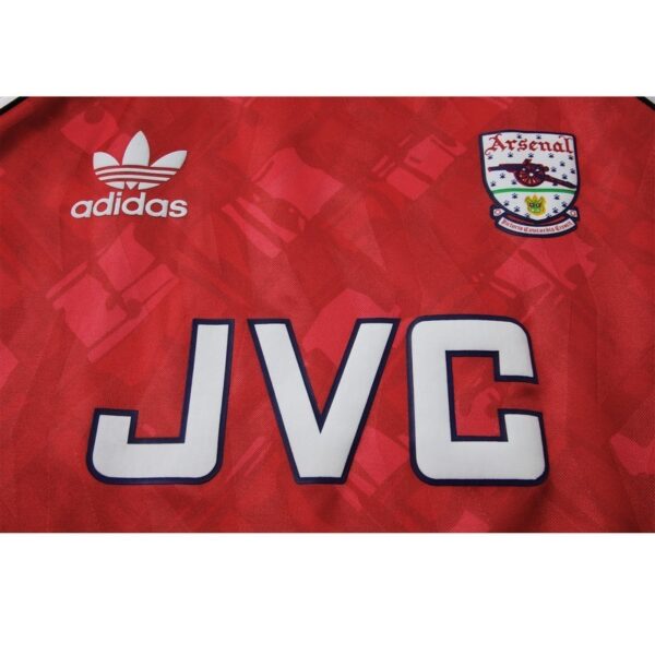Arsenal 1990/92 Home Retro Jersey - Image 7