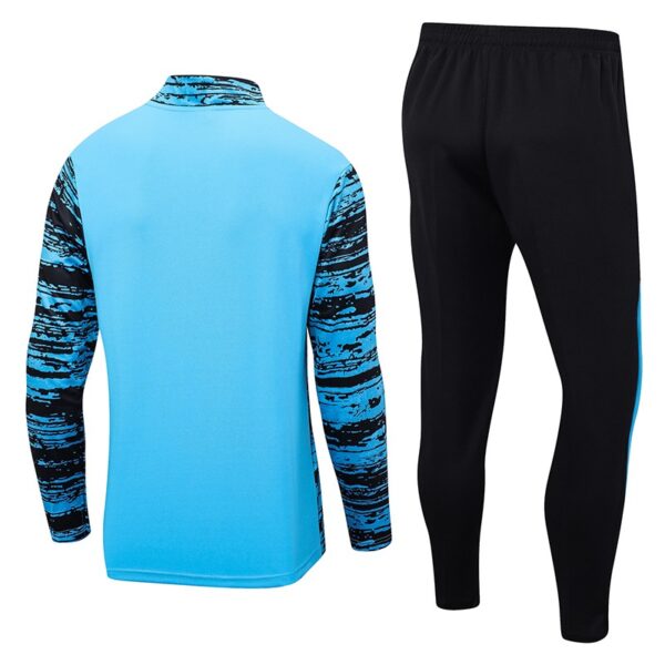Al-Nassr FC 2023-24 Half-zip Tracksuit Blue - Image 3