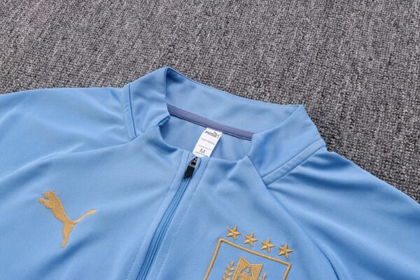 Uruguay 2022-23 Half-Zip Tracksuit Blue - Image 9