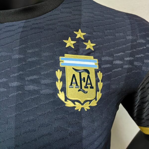 Argentina 2023/24 Special Edition Player Version Jersey Black - Image 9