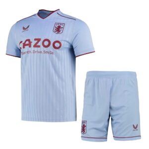 Aston Villa 2022/23 Away Adult Jersey And Shorts Kit