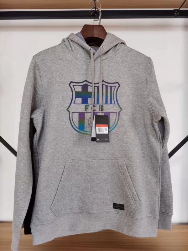Barcelona 2022 Sweater Hoodie Gray - Image 2