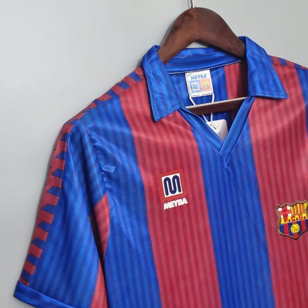 Barcelona 1990/91 Home Retro Jersey - Image 3