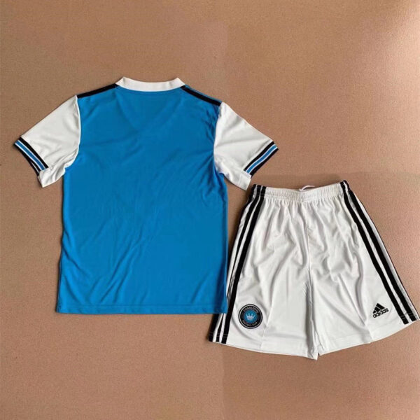 Charlotte FC 2022 Primary Kids Jersey And Shorts Kit - Image 4