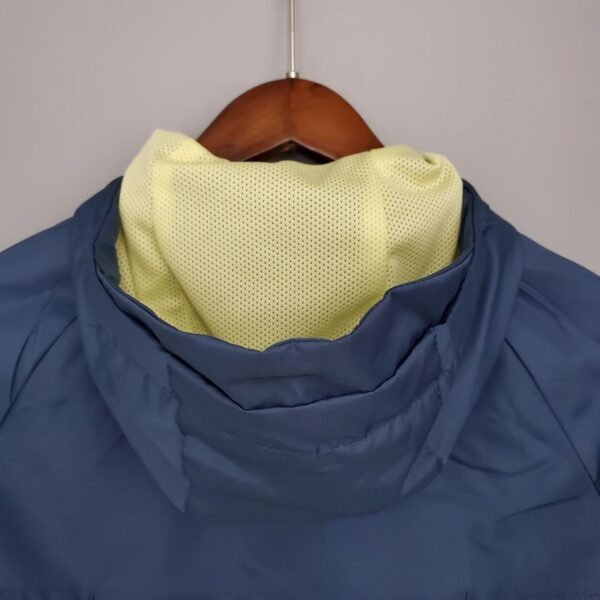 Club America 2021 Windbreaker Yellow And Blue Plaid - Image 7
