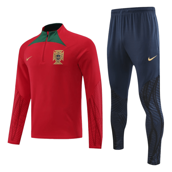 Portugal 2022-23 Jacket Tracksuit Red - Image 2
